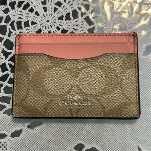 Used Coach card wallet